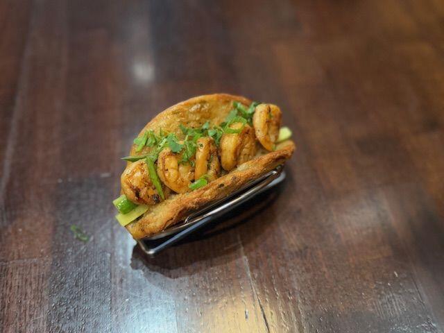 Shrimp Scallion Pancake